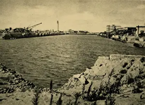 Dunkerque: Dunkirk, France - the docks, WW2