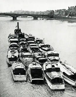 Towed: Dunkirk rescue boats return home, WW2