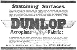 Sustaining: Dunlop Aeroplane Fabric Sustaining Surfaces
