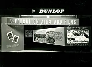 Dunlop: Dunlop Education Aids window display