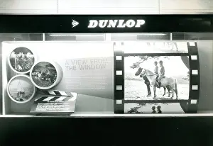 Dunlop: Dunlop Film Library window display