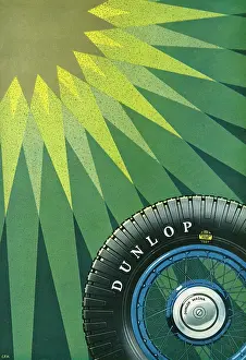 Sunburst: DUNLOP TYRE ADVERT