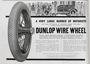 Option: Dunlop wire wheel advert