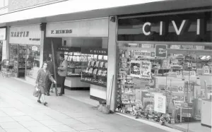 Pedestrianised: Dunstable, Shops, Broad Walk c1965