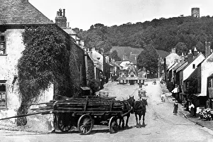 Dunster: Dunster early 1900's