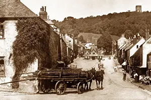 Dunster: Dunster early 1900s