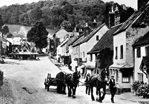 Dunster: Dunster early 1900's