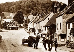 Dunster: Dunster early 1900s