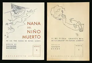 Compositions: DURAN, Gustavo (1906-1969). Spanish composer.;
