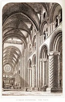 Interor: Durham Cathedral, the Nave