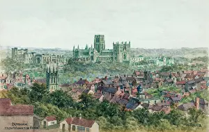 Wharton: Durham, County Durham, viewed from Wharton Park