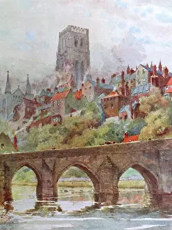 Elvet: DURHAM/ELVET BRIDGE 1905