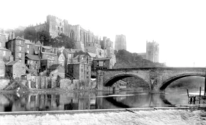 Framwellgate: Durham, Framwellgate Bridge and the Castle 1892