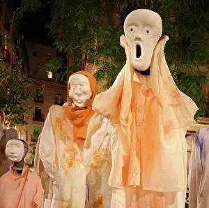 Eaters: Dust Eaters, sculptural installation, Barcelona, Spain