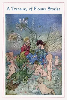 Gossamer: Dust Jacket for A Treasury of Flower Stories