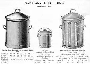 Dustbins: DUSTBINS/CATALOGUE/1900