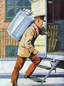 Dustman: THE DUSTMAN AND BIN