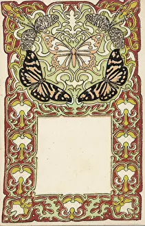 Incorporates: Dutch art nouveau pattern - Butterflies
