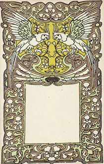 Incorporates: Dutch art nouveau pattern - Parrots
