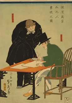 Drafting: Dutch and German businessmen drafting a ?