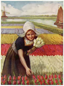 Obligatory: DUTCH GIRL & TULIPS