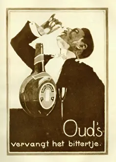 Liquor: A Dutch liquor advertisement for Ouds