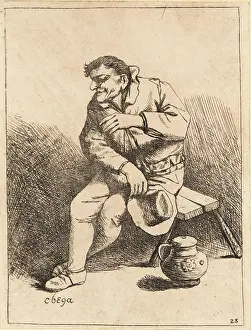 Master Painter: Dutch man sitting on a bench, holding his hat