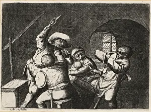 Master Painter: Dutch peasant with two daggers attacks another