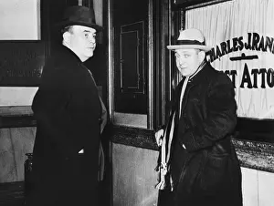 Dumped: Dutch Schultz (right) and James L. Nooman, his