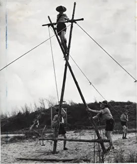 Be Prepared: Dutch scouts at camp, Netherlands