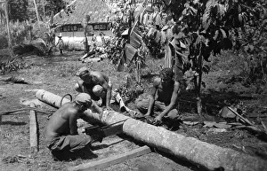 Entrenchment: Dutch troops in Bogor, Indonesia