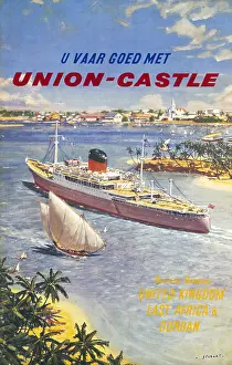 Freighters: Dutch Union Castle Poster