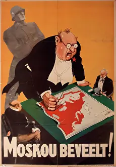 Banging: Dutch wartime poster, Moscow recommends