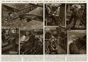 Allotted: Duties of a large bomber's crew by G. H. Davis