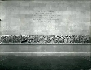 Elgin: Duveen Gallery with Elgin Marbles, British Museum, London