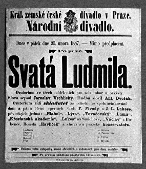 Oratorio: Dvorak, Antonin, 8.9.1841 - 1.5.1904, Czech composer