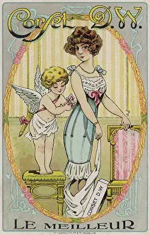 Lacing: D.W CORSET CIRCA 1912