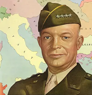 Positioned: Dwight D. Eisenhower
