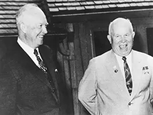 34th: Dwight D Eisenhower and Nikita Khrushchev