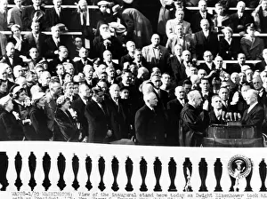 Willey: Dwight Eisenhower first Inauguration. L-R: ?
