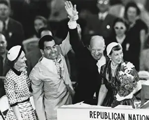 Running Mates: Dwight Eisenhower and Richard Nixon after nomination