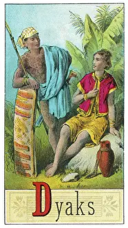 Dyak: Dyak Couple, Borneo