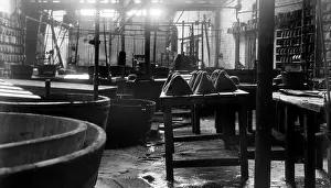 Battersbys: Dye shop at Battersby's hatworks