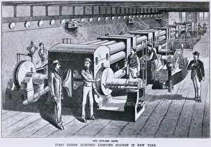 Generators: The Dynamo Room in the first Edison Electric ?