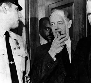 Investigative: E. Howard Hunt leaves Senate Office after ?