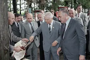 Egor: E. K. Ligachev Visiting Georgian SSR