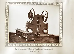 Traversing: E size punching and shearing machine