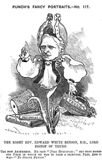 Caricatured: E W BENSON CARICATURE