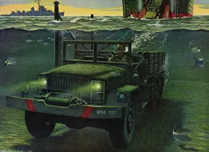 Eager: Eager Beaver Jeep drives Underwater