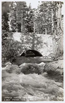 Tahoe: Eagle Creek Bridge, Emerald Bay, Lake Tahoe, California, USA